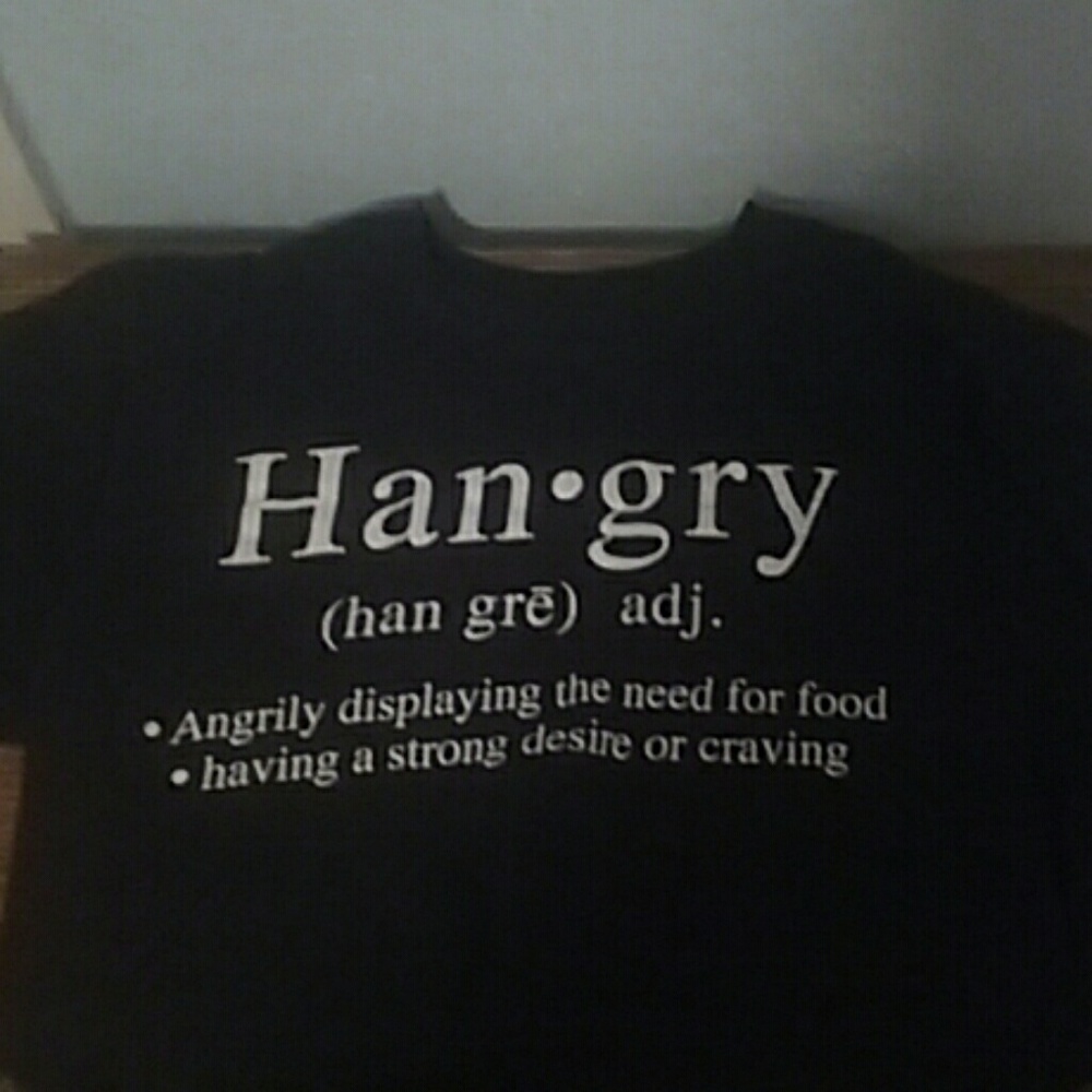 🍍Funny "Hangry" definition shirt